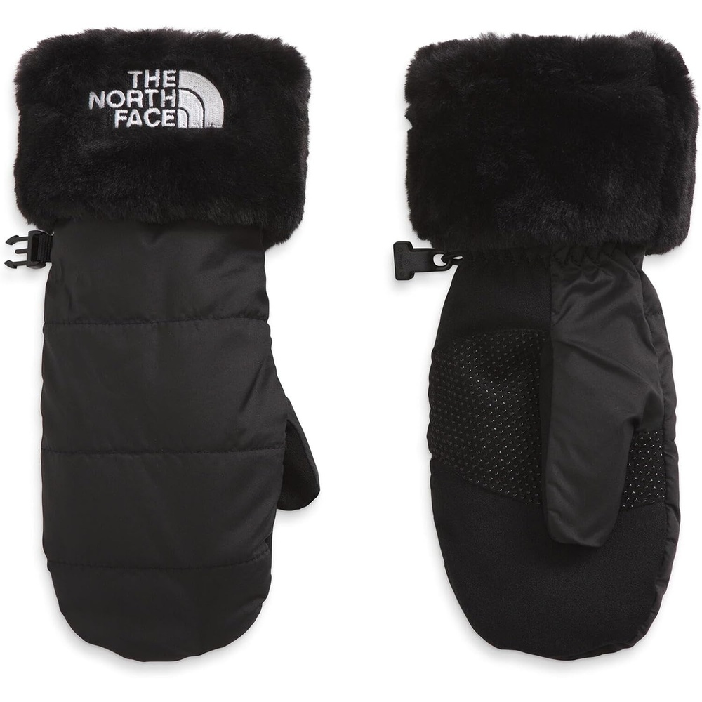 image:imageTHE NORTH FACE Girls Shasta Mitt Touchscreen Compatible Water Repellent Moisture Wicking Wind Resistant Fleece LiningTnf Black