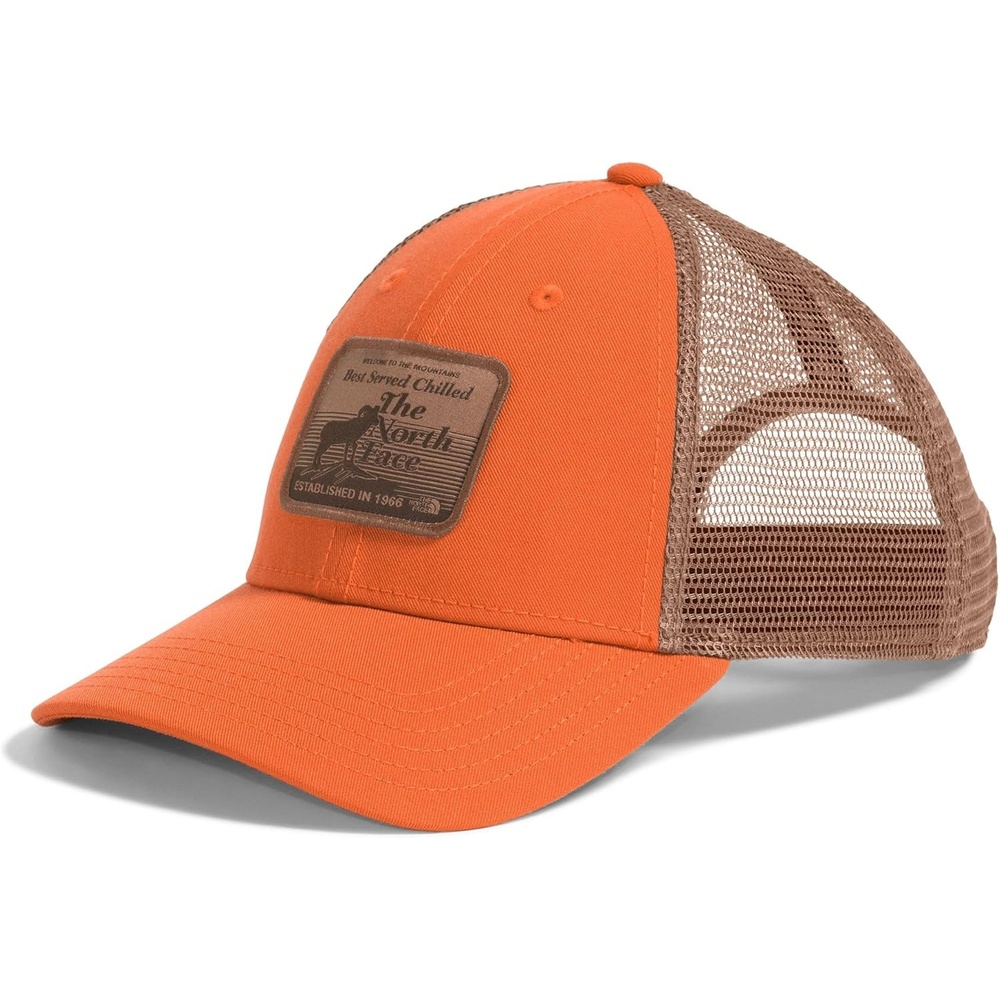 image:imageTHE NORTH FACE Graphic Mudder Trucker Snapback Baseball Cap for Men amp Women Casual Everyday Summer HatIron BronzeLatteBrew Patch