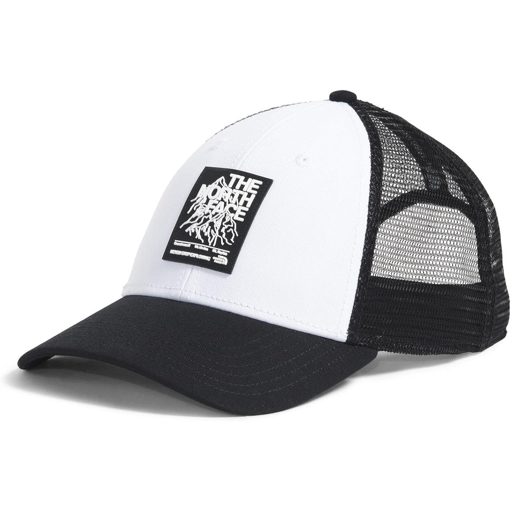 image:imageTHE NORTH FACE Graphic Mudder Trucker Snapback Baseball Cap for Men amp Women Casual Everyday Summer HatTnf WhiteTnf BlackPlaces We Love
