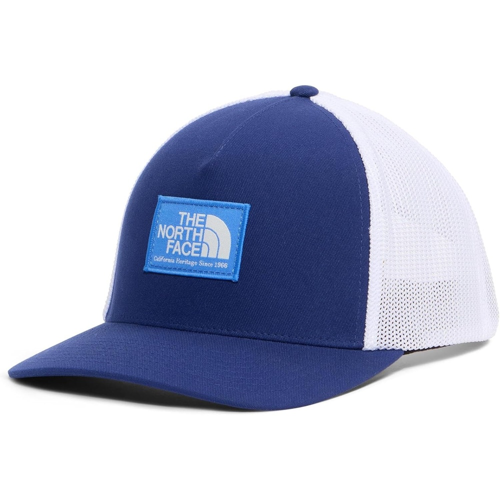 image:imageTHE NORTH FACE Keep It Patched Trucker Deep Fit Snapback Hat for Men amp Women With Breathable Mesh PanelsBold BlueActive Blue
