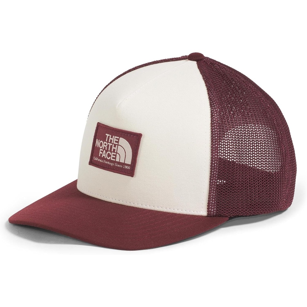 image:imageTHE NORTH FACE Keep It Patched Trucker Deep Fit Snapback Hat for Men amp Women With Breathable Mesh PanelsSumacWhite Dune