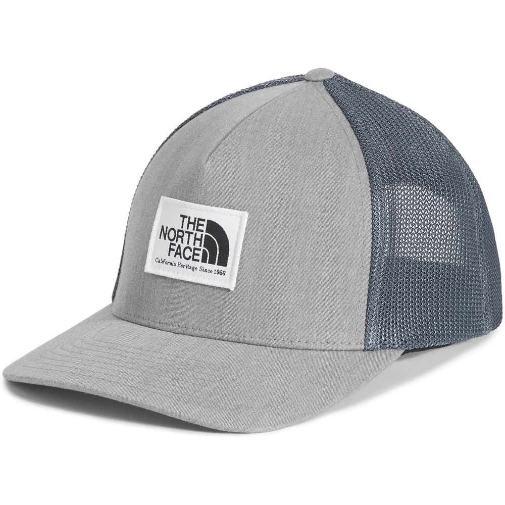 image:imageTHE NORTH FACE Keep It Patched Trucker  Deep Fit Snapback Hat for Men amp Women With Breathable Mesh PanelsTnf Medium Grey HeatherTnf White