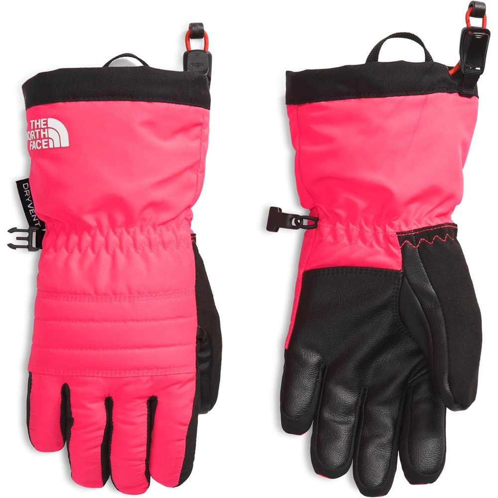 image:imageTHE NORTH FACE Kids Montana Insulated Ski Glove Touchscreen Compatible Water amp Wind Resistant Fleece Lined Pairing ClipRadiant Poppy