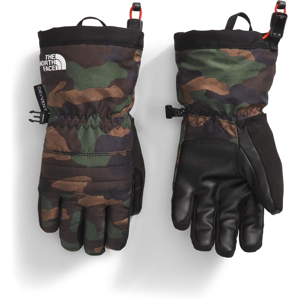 image:imageTHE NORTH FACE Kids Montana Insulated Ski Glove Touchscreen Compatible Water amp Wind Resistant Fleece Lined Pairing ClipTNF Black TNF Camo Print
