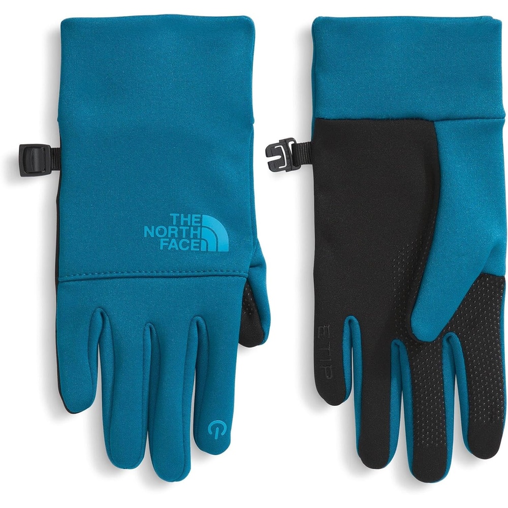 image:imageTHE NORTH FACE Little Kids Recycled Etip Glove Touchscreen Compatible Gripper Dots Stretchy Fleece Lining Pairing ClipDusk Blue