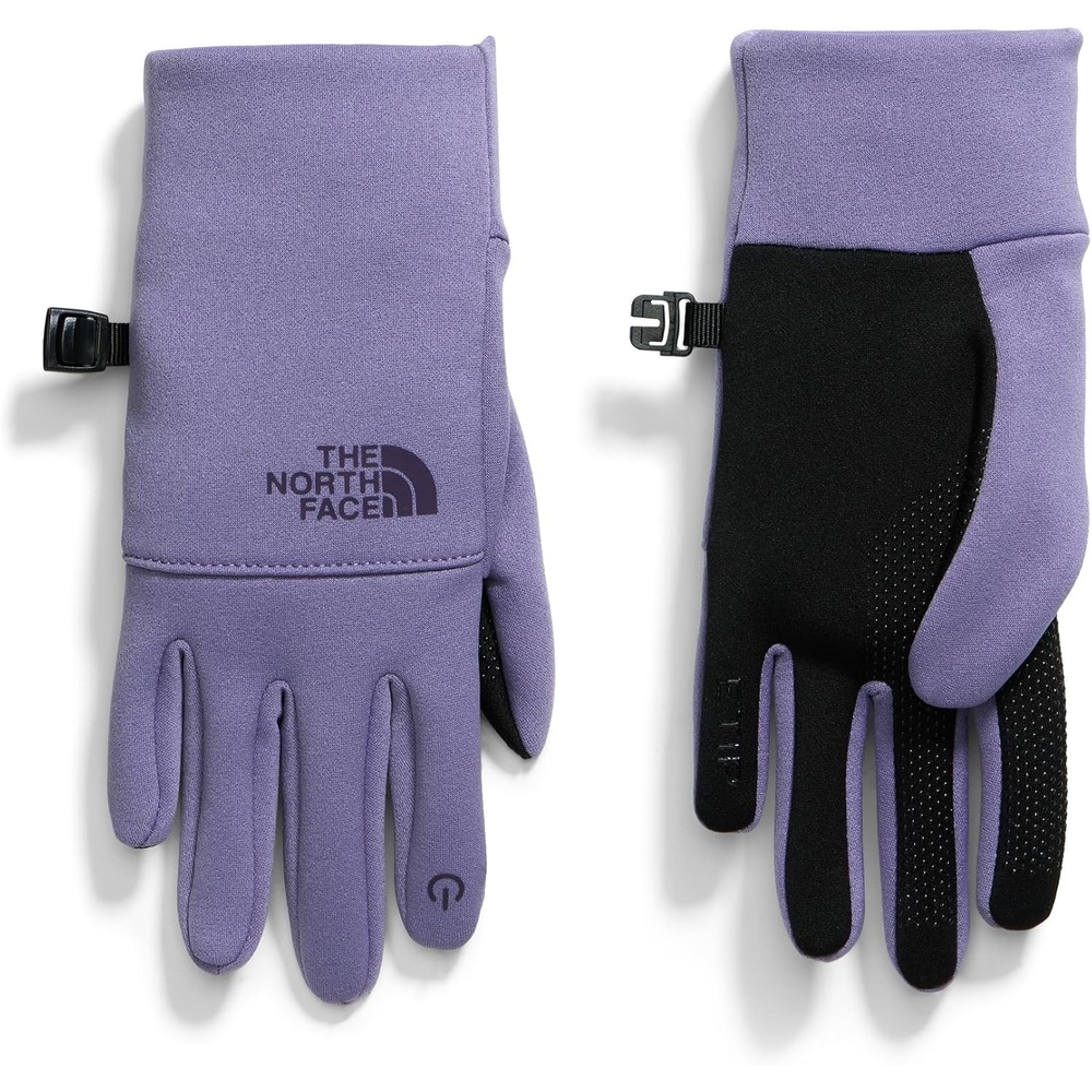 image:imageTHE NORTH FACE Little Kids Recycled Etip Glove Touchscreen Compatible Gripper Dots Stretchy Fleece Lining Pairing ClipGrounded Plum