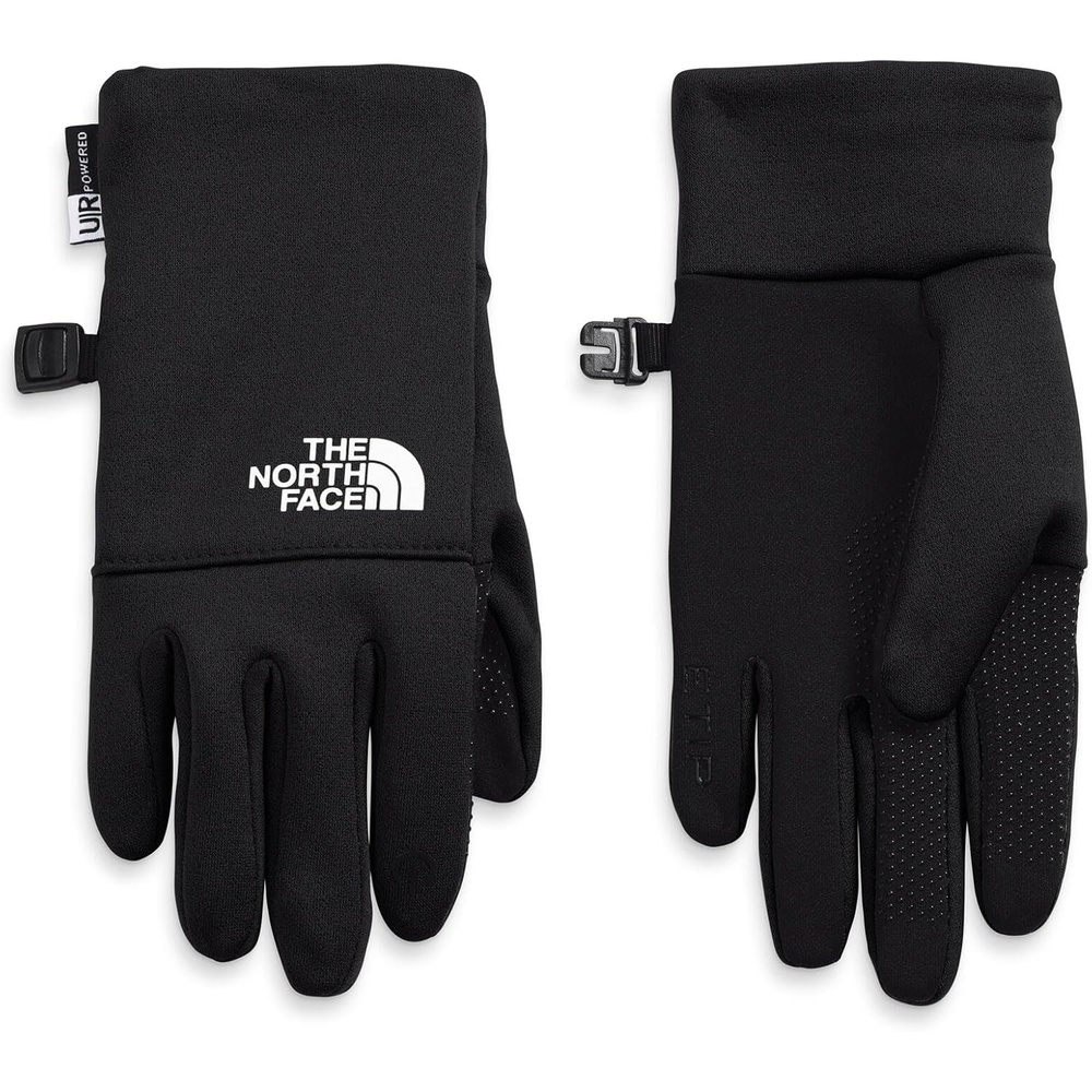 image:imageTHE NORTH FACE Little Kids Recycled Etip Glove Touchscreen Compatible Gripper Dots Stretchy Fleece Lining Pairing ClipTnf Black
