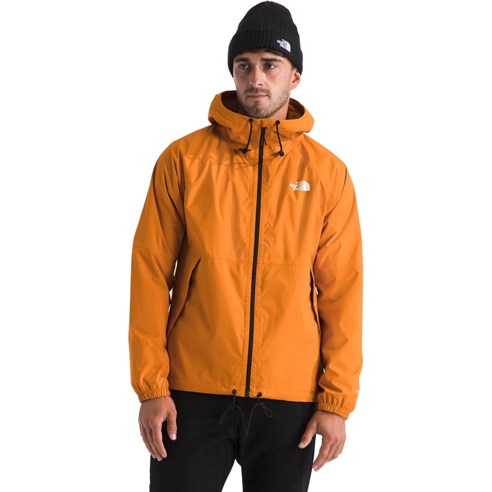 image:imageTHE NORTH FACE Mens Antora Rain Hoodie Windproof amp Waterproof With Adjustable Hood Drawcord HemDust Orange