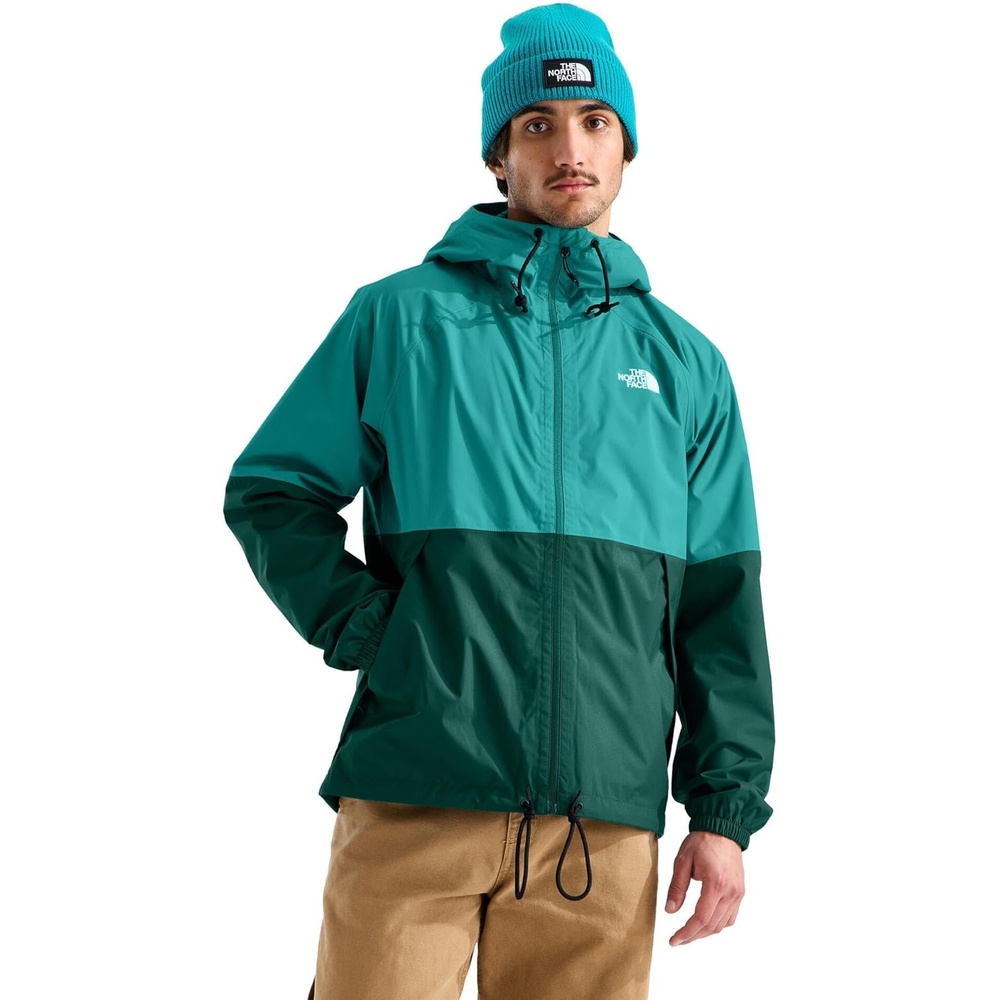 image:imageTHE NORTH FACE Mens Antora Rain Hoodie Windproof amp Waterproof With Adjustable Hood Drawcord HemRestorative TealPacific Teal