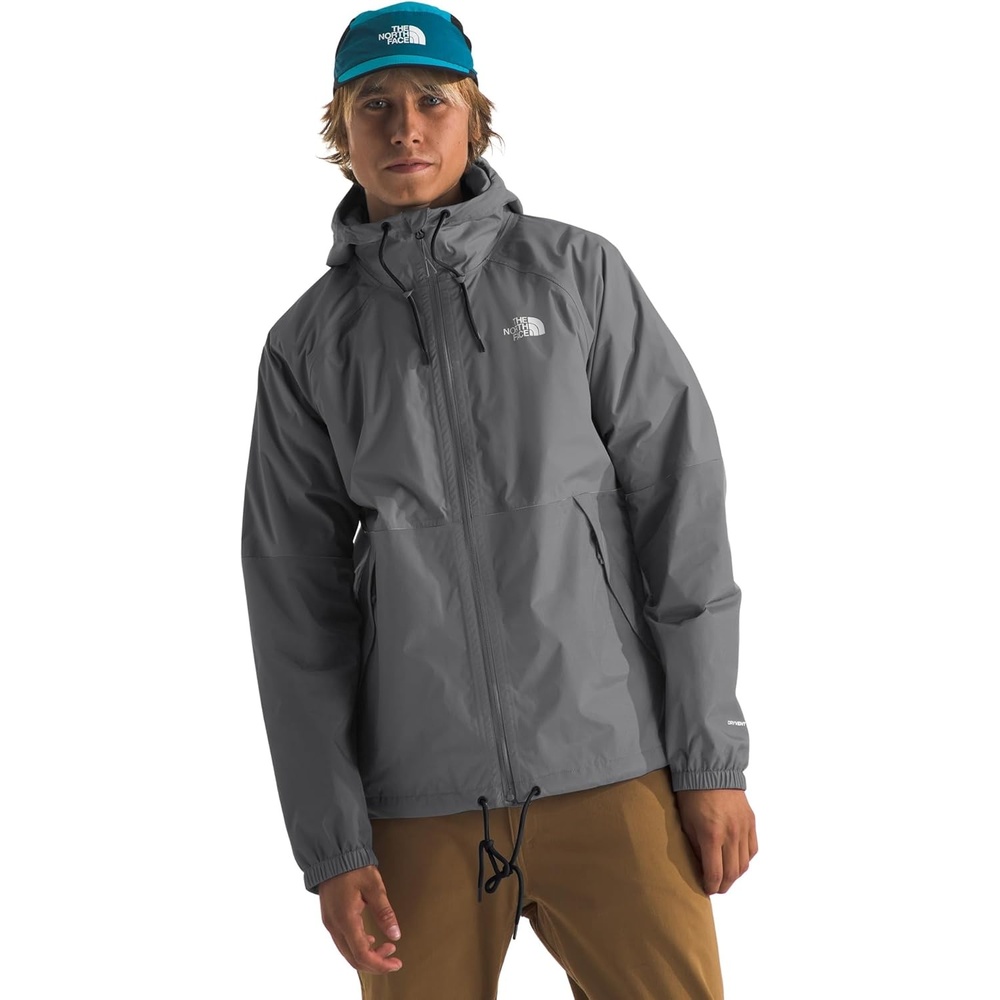 image:imageTHE NORTH FACE Mens Antora Rain Hoodie Windproof amp Waterproof With Adjustable Hood Drawcord HemSmoked Pearlnpf