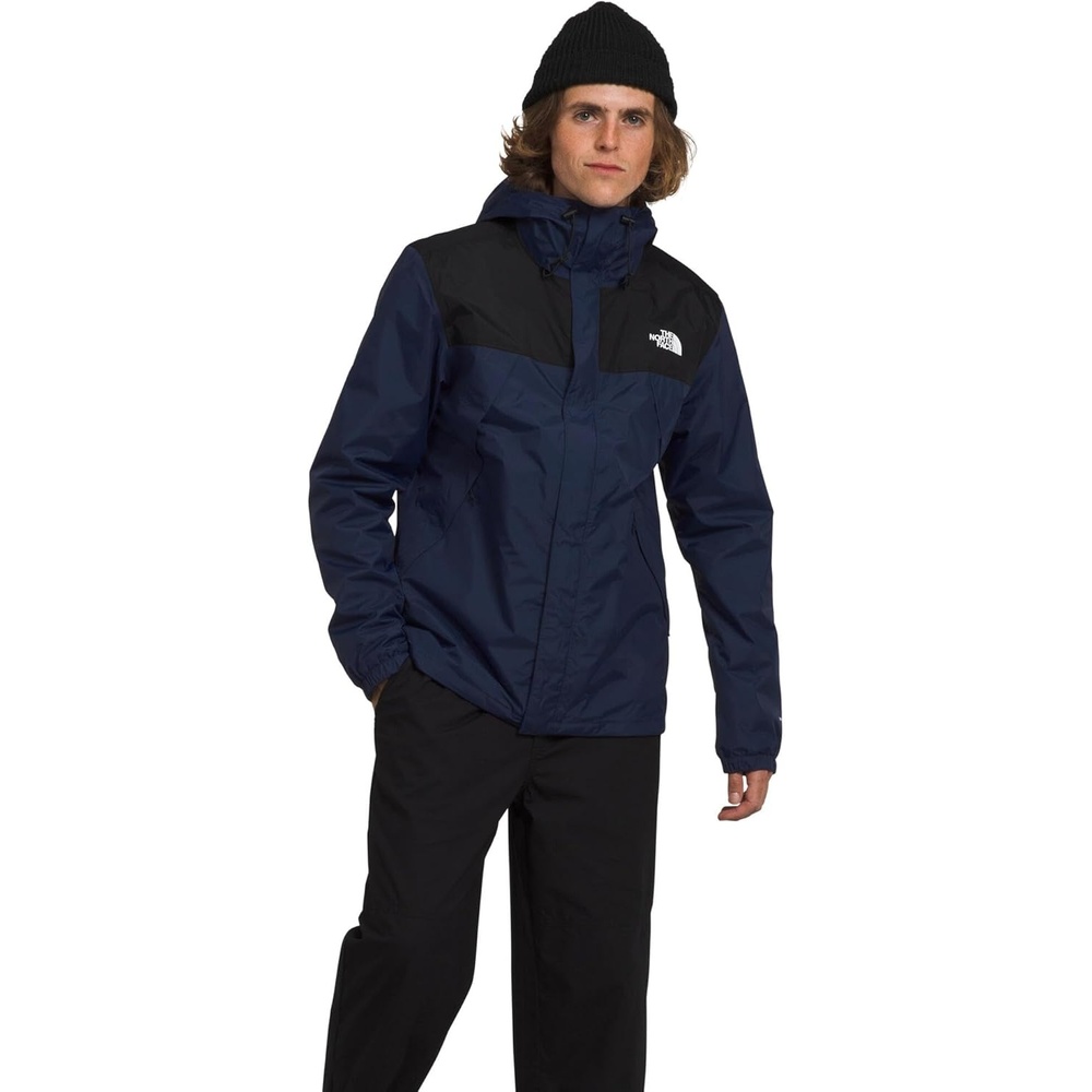 image:imageTHE NORTH FACE Mens Antora Triclimate Jacket Waterproof Shell Warm Inner Fleece Layer Adjustable 3 Piece HoodSummit NavyTnf Black