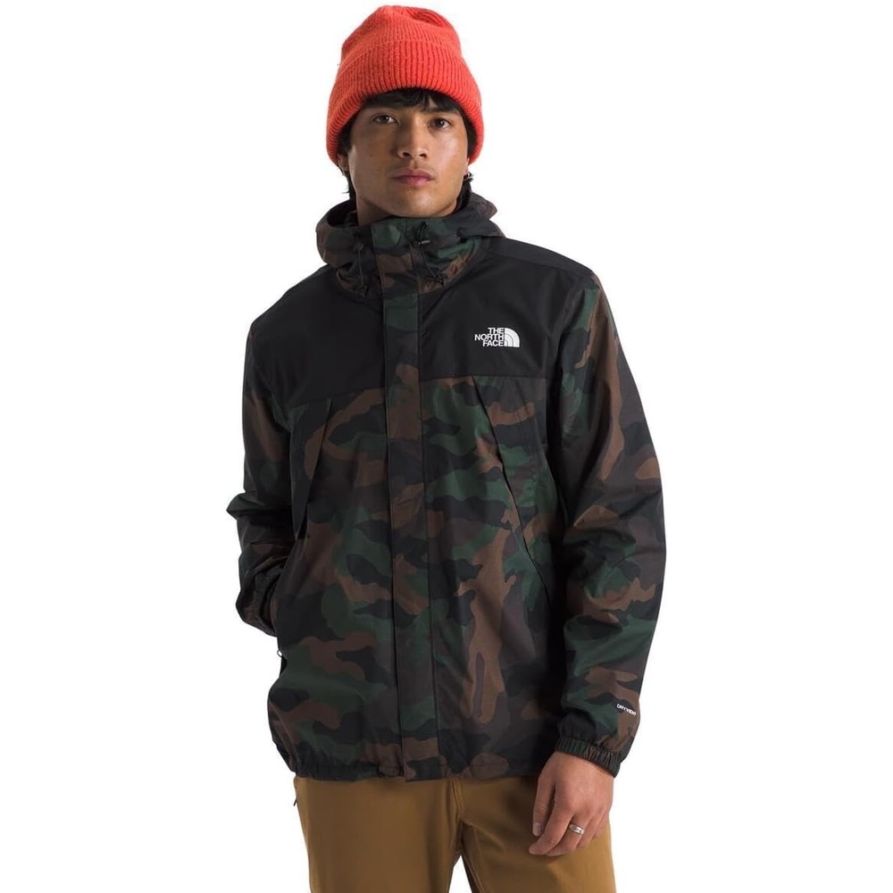 image:imageTHE NORTH FACE Mens Antora Waterproof Jacket Standard and Big SizeTnf Black Tnf Camo PrintTnf Black