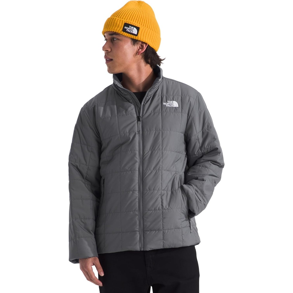 image:imageTHE NORTH FACE Mens Junction Insulated Jacket Water Repellent Winter Coat With Synthetic Insulation amp Zip Hand PocketsSmoked Pearl