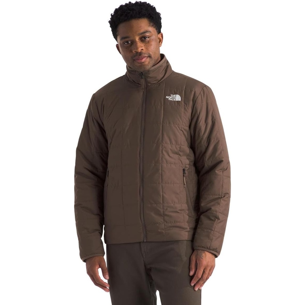 image:imageTHE NORTH FACE Mens Junction Insulated Jacket Water Repellent Winter Coat With Synthetic Insulation amp Zip Hand PocketsSmokey Brown