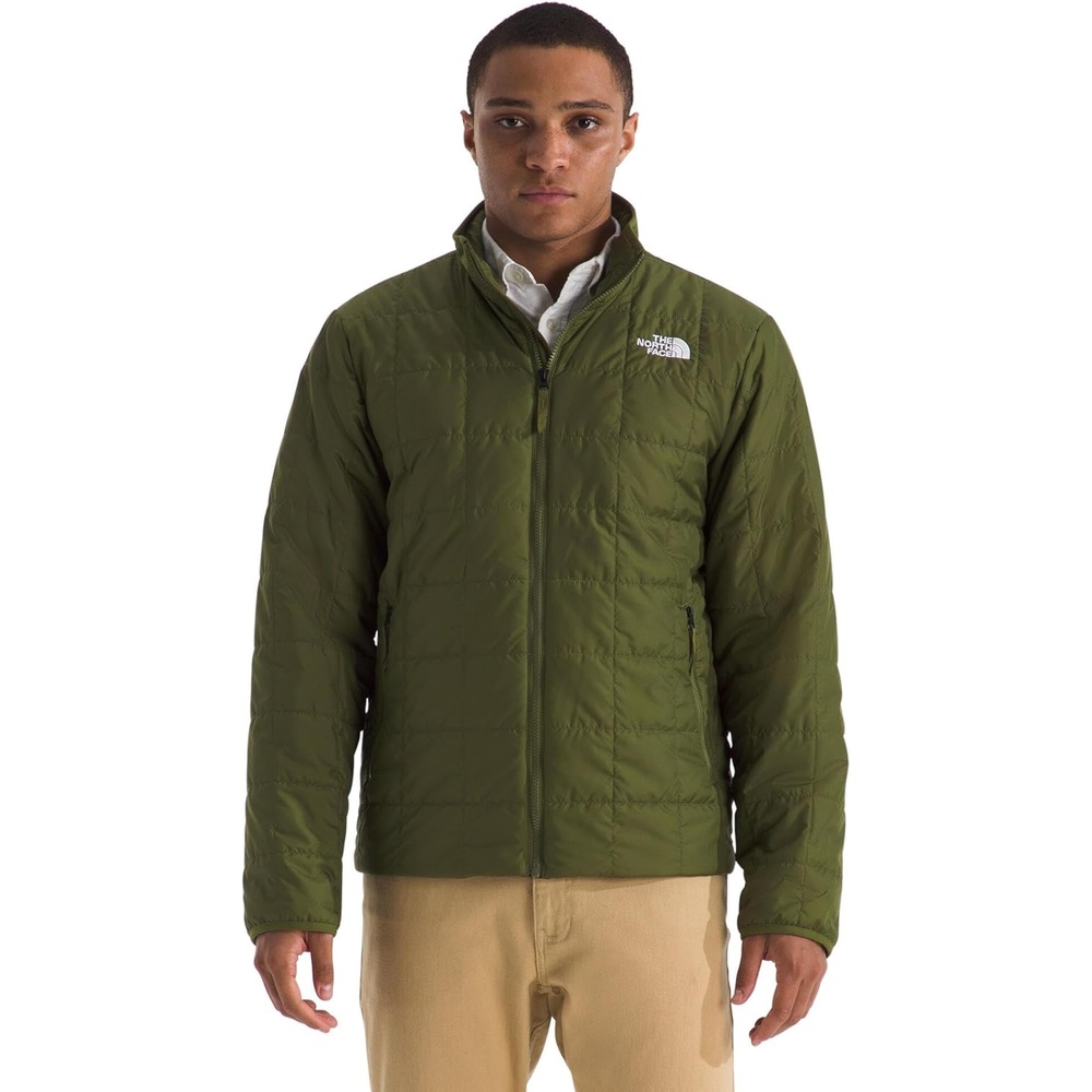image:imageTHE NORTH FACE Mens Junction Insulated Jacket Water Repellent Winter Coat With Synthetic Insulation amp Zip Hand PocketsWoodland Green