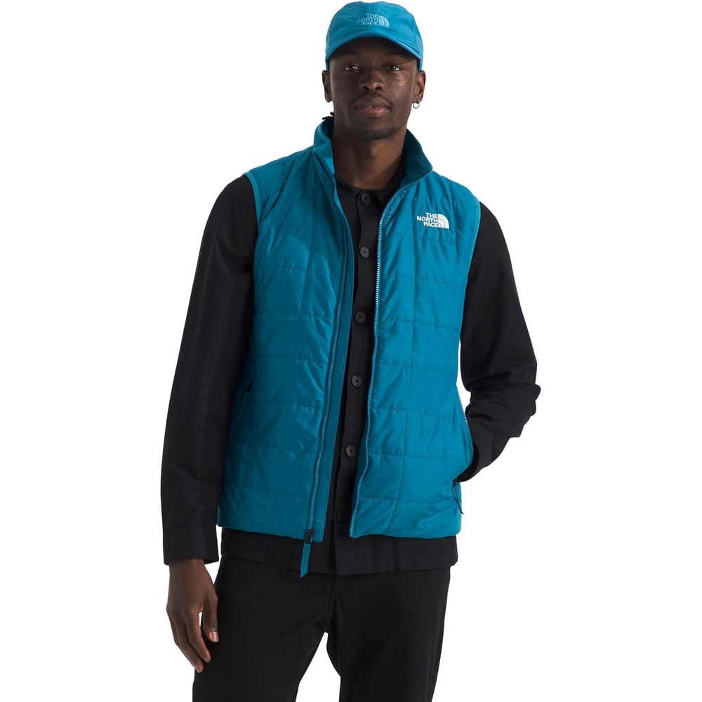 image:imageTHE NORTH FACE Mens Junction Insulated Vest Water Resistant With Heatseeker Insulation Stretch Bindings amp Zip PocketsDusk Blue
