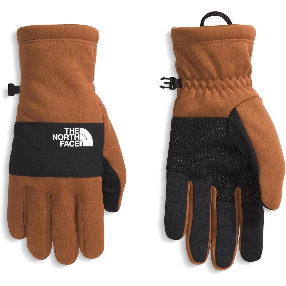 image:imageTHE NORTH FACE Mens Sierra Fleece Etip Glove  Touchscreen Compatible Silicone Gripper Dots Pairing ClipBurnt Umber