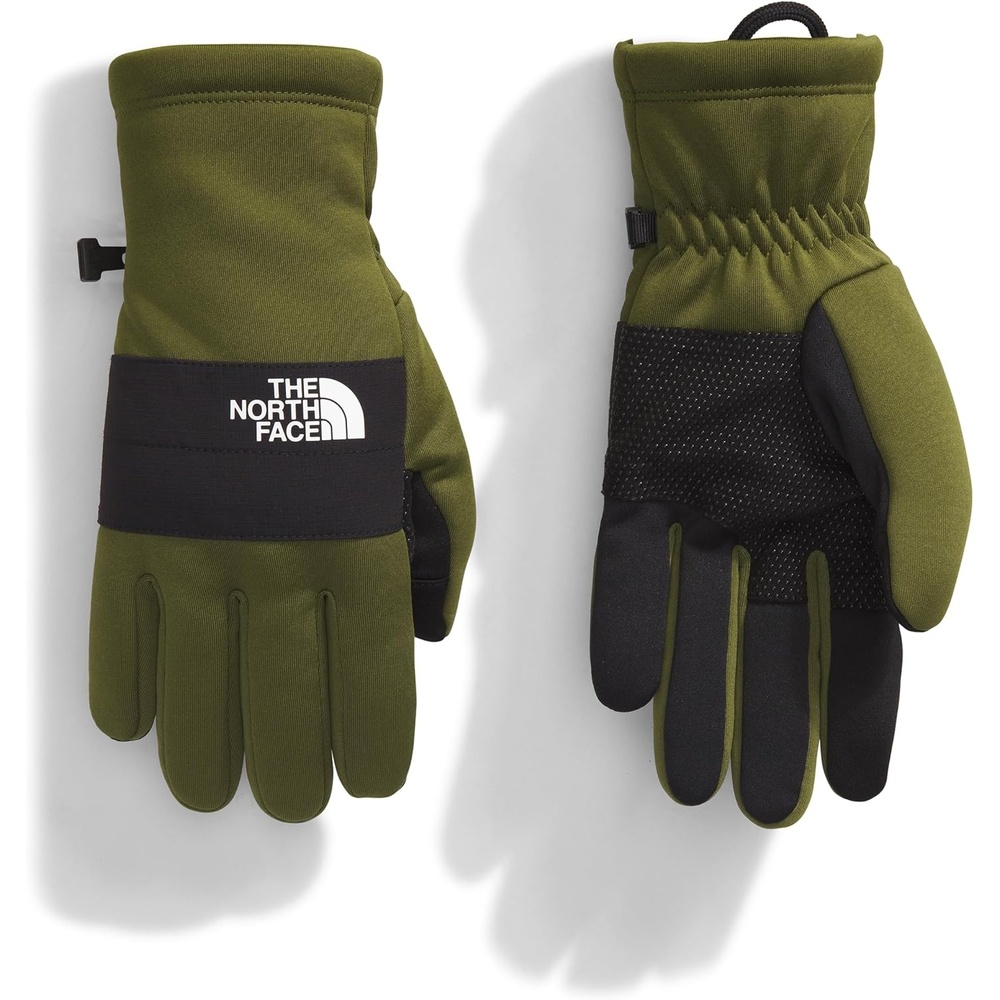 image:imageTHE NORTH FACE Mens Sierra Fleece Etip Glove Touchscreen Compatible Silicone Gripper Dots Pairing ClipForest Olive