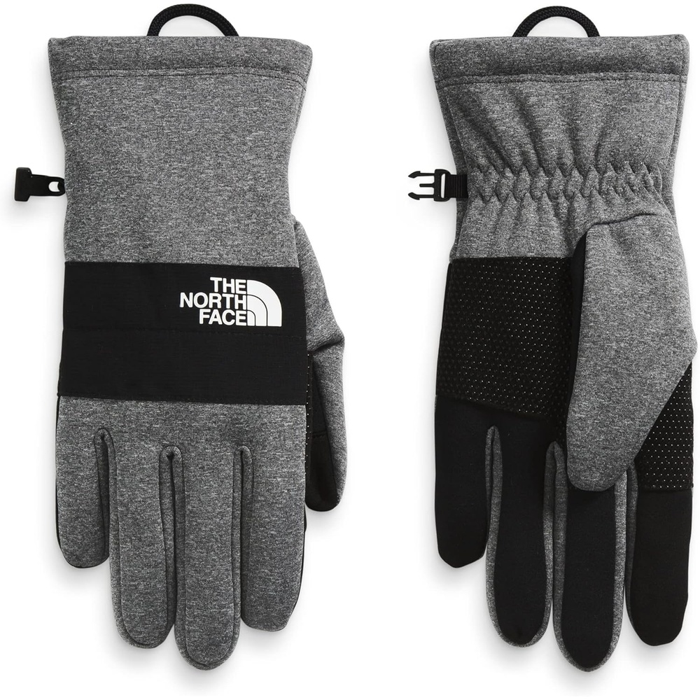 image:imageTHE NORTH FACE Mens Sierra Fleece Etip Glove Touchscreen Compatible Silicone Gripper Dots Pairing ClipTnf Medium Grey Heather