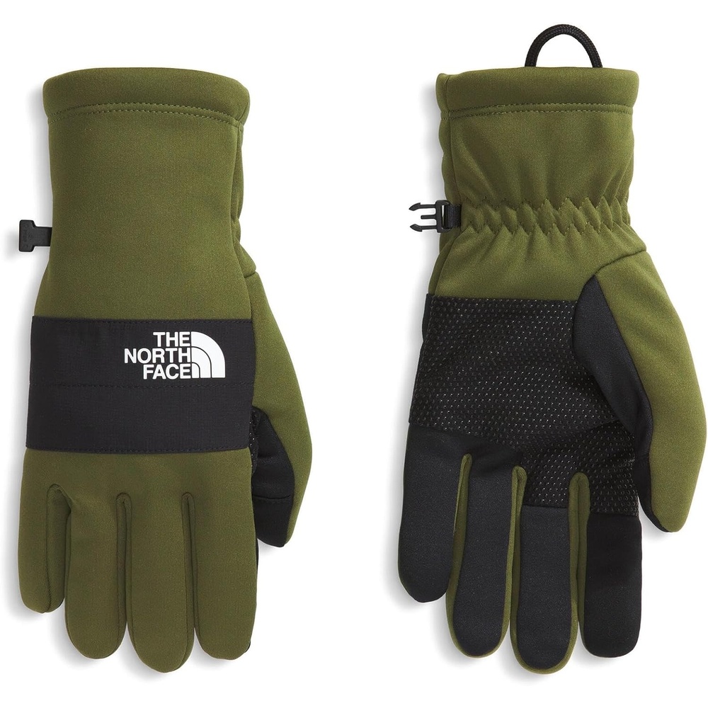 image:imageTHE NORTH FACE Mens Sierra Fleece Etip Glove  Touchscreen Compatible Silicone Gripper Dots Pairing ClipWoodland Green