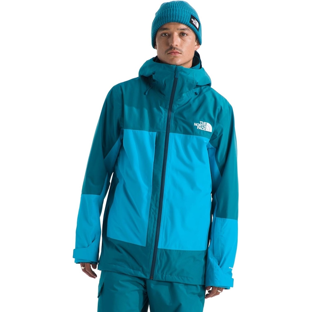 image:imageTHE NORTH FACE Mens Thermoball Eco Snow Triclimate Waterproof Insulated Ski Jacket Helmet Compatible Powder SkirtMeridian BlueDusk Blue