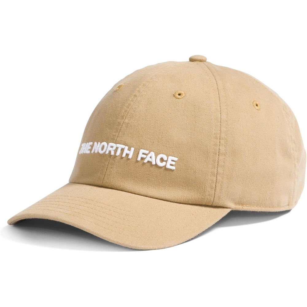 image:imageTHE NORTH FACE Roomy Norm Hat  Classic Fit Ball Cap for Men amp Women Embroidered Logo Adjustable Strap amp Silver BuckleWashed Khaki StoneHorizontal Logo