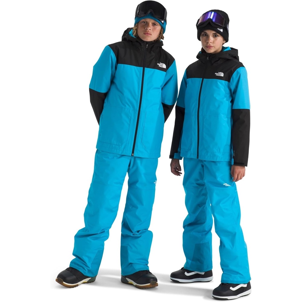 image:imageTHE NORTH FACE Teen Freedom Triclimate Jacket Heatseeker Insulation amp Water Repellent Helmet Compatible Hood Goggle WipeMeridian Blue