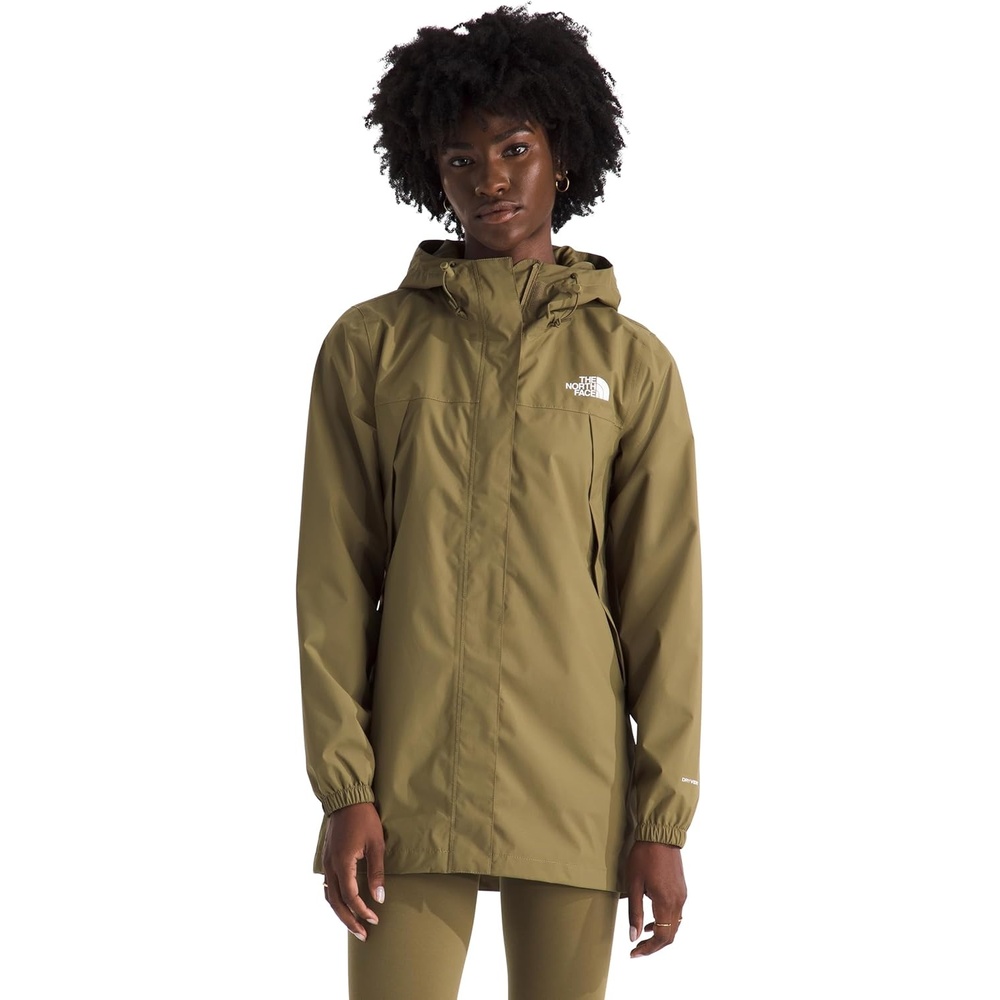 image:imageTHE NORTH FACE Womens Antora Rain Parka Breathable Waterproof Jacket Seam Sealed Adjustable Hood amp Zip Hand PocketsCedar
