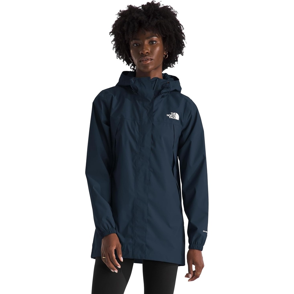 image:imageTHE NORTH FACE Womens Antora Rain Parka Breathable Waterproof Jacket Seam Sealed Adjustable Hood amp Zip Hand PocketsSummit Navy