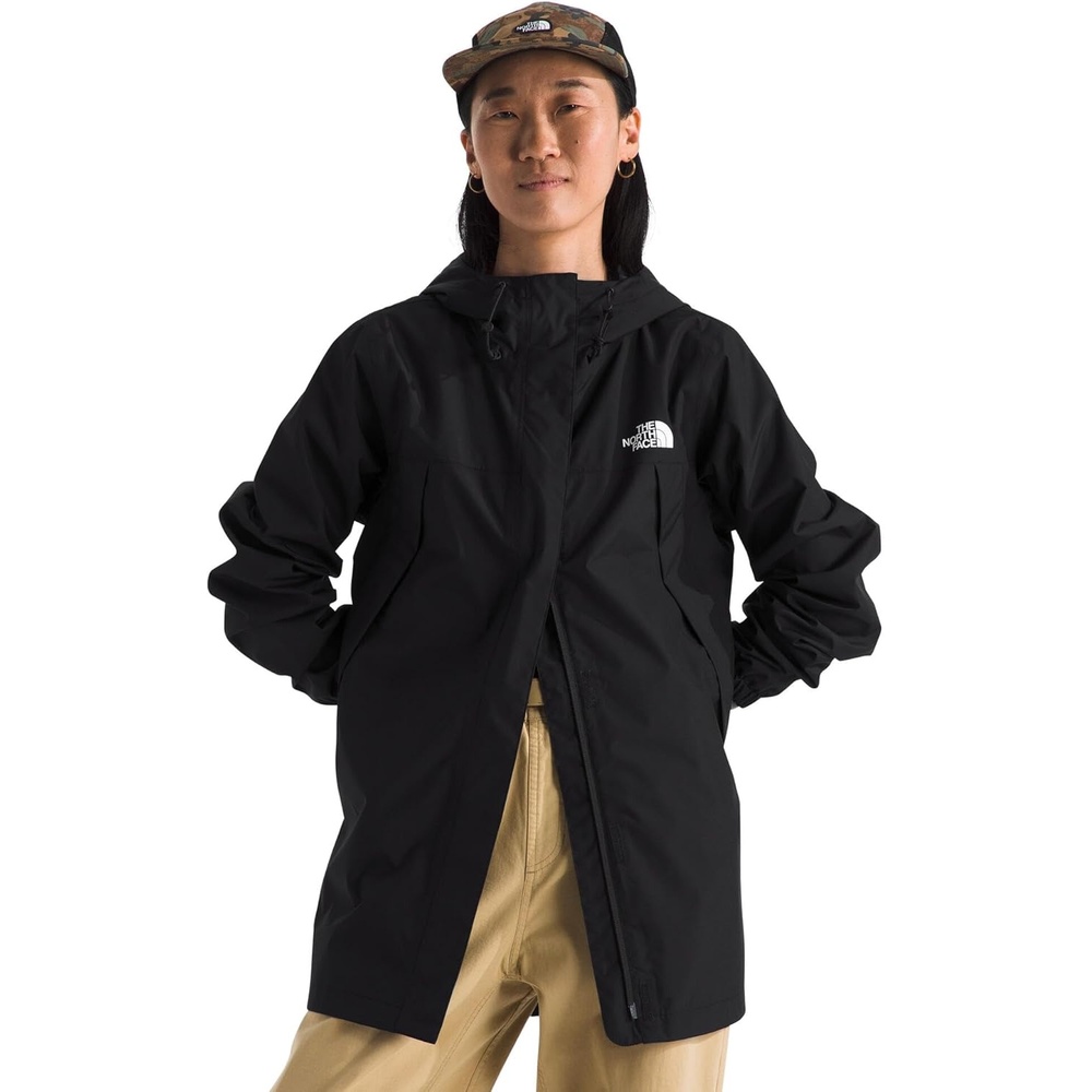 image:imageTHE NORTH FACE Womens Antora Rain Parka Breathable Waterproof Jacket Seam Sealed Adjustable Hood amp Zip Hand PocketsTnf Black