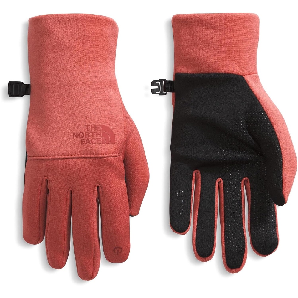 image:imageTHE NORTH FACE Womens Etip Recycled Glove Touchscreen Compatible Winter Running Gloves With Silicone GrippersMars Dust