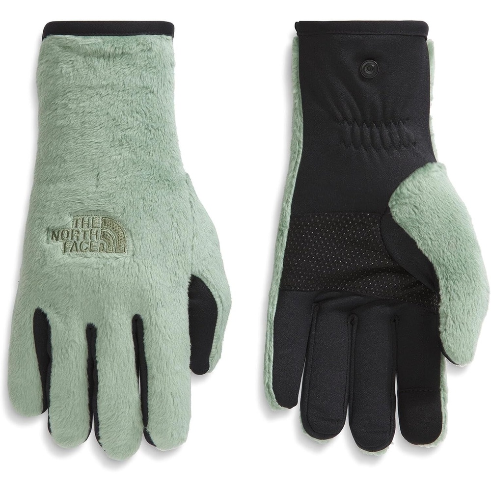image:imageTHE NORTH FACE Womens Osito Etip Glove Touchscreen Compatible Hand Warming Soft Fleece Silicone GrippersSlate Moss
