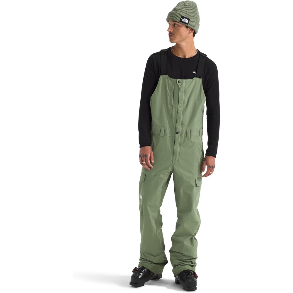 image:imageTHE NORTH FACE mens Freedom Ski and Snow Bib Waterproof Builtin Gaiter Mesh Lined BreathabilityBark Mist