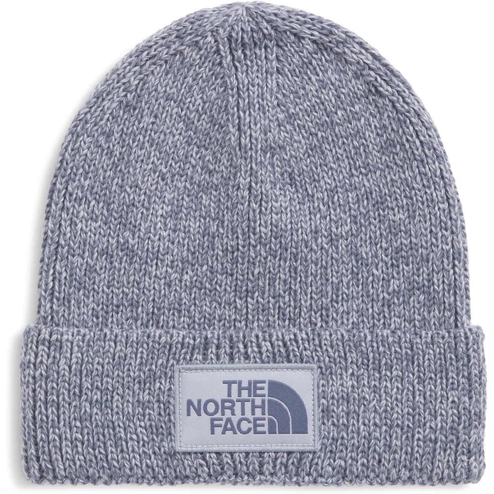image:imageThe North FACE UnisexAdult TNF Logo Box Cuffed BeanieBlue Flax Dark HeatherTwilight Galaxy