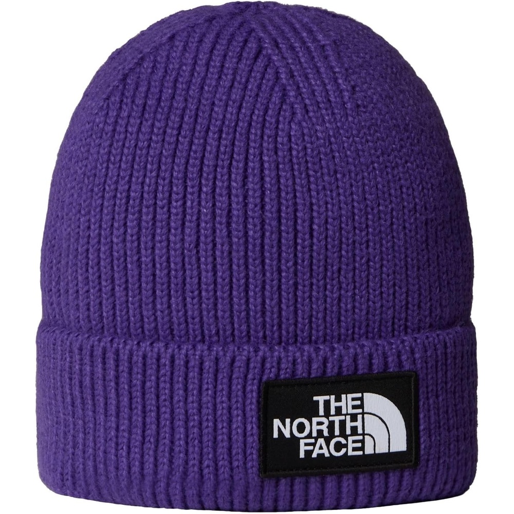 image:imageThe North FACE UnisexAdult TNF Logo Box Cuffed BeaniePeak Purple