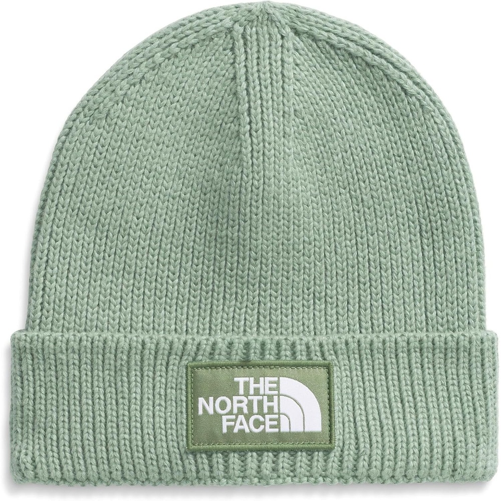 image:imageThe North FACE UnisexAdult TNF Logo Box Cuffed BeanieSlate MossBark Mist