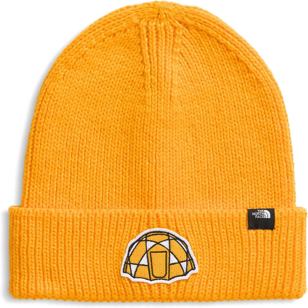 image:imageThe North FACE UnisexAdult TNF Logo Box Cuffed BeanieSummit GoldIcon Patch