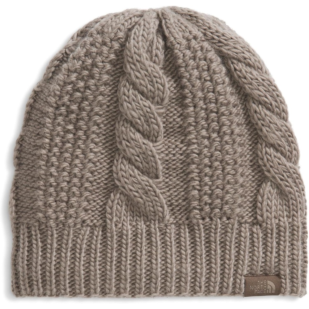 image:imageThe North FACE Womens Oh Mega Lined Beanie Deep Fit Cuffed Winter Hat with Soft Cable Knit Texture amp Fleece LiningMocha Brown