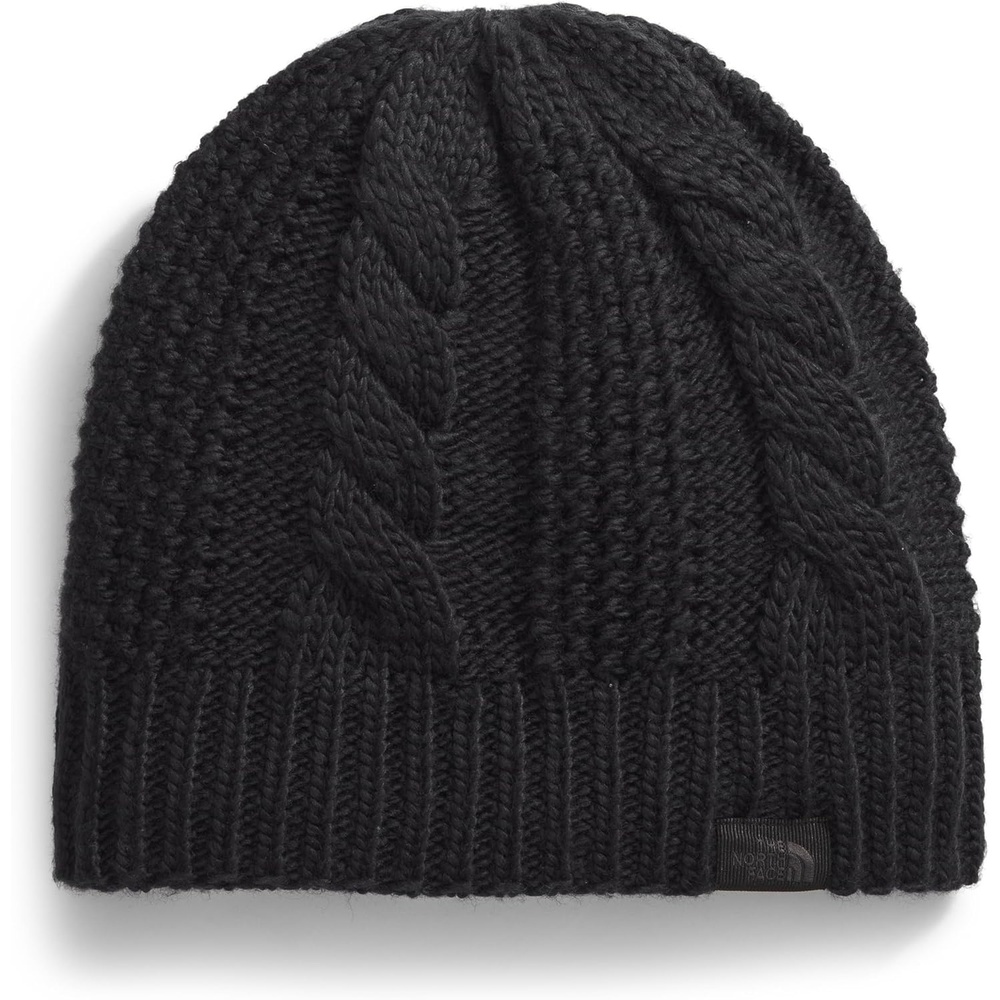 image:imageThe North FACE Womens Oh Mega Lined Beanie Deep Fit Cuffed Winter Hat with Soft Cable Knit Texture amp Fleece LiningTnf Black
