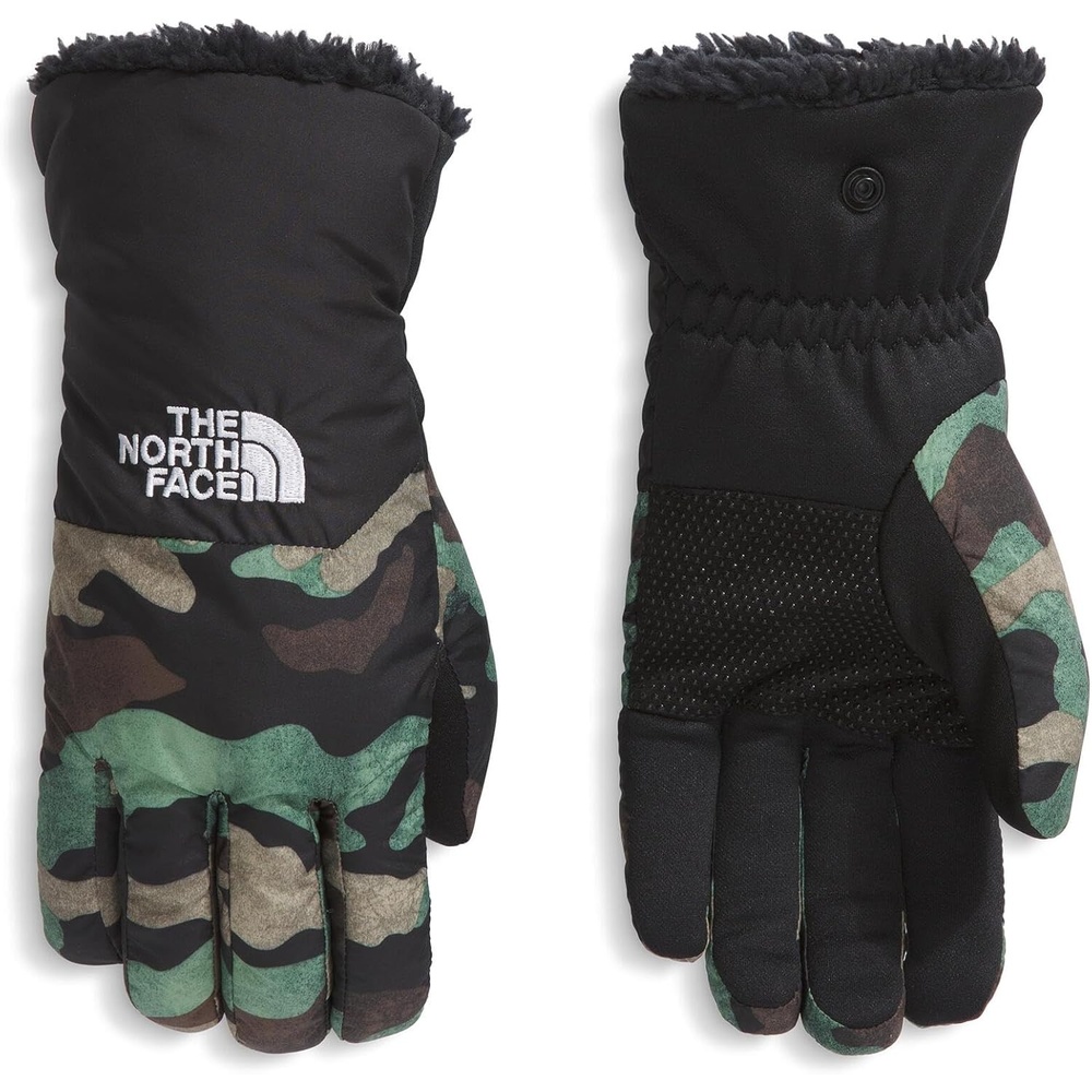 image:imageThe North Face Boys Shasta Glove Touchscreen Compatible Water Repellent Moisture Wicking Wind Resistant Heatseeker InsulationTnf Black Tnf Camo Small PrintTnf Black