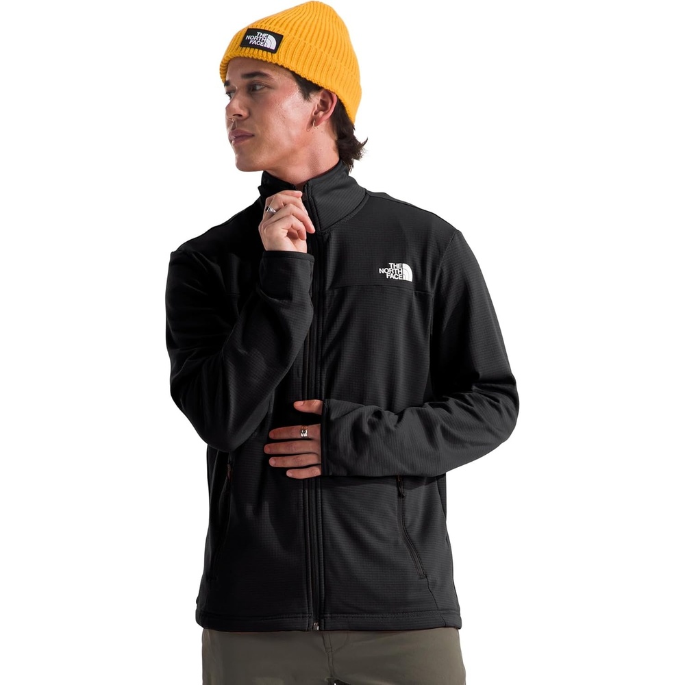 image:imageThe North Face Cedar Trail Grid Fleece Full Zip JacketTnf Black