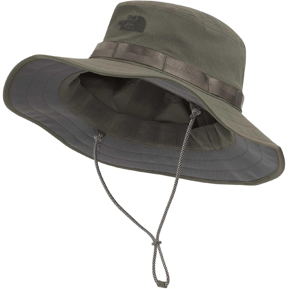 image:imageThe North Face Class V Brimmer Lightweight Summer Bucket Hat for Men amp Women UPF 40 Protection Chin StrapNew Taupe Green