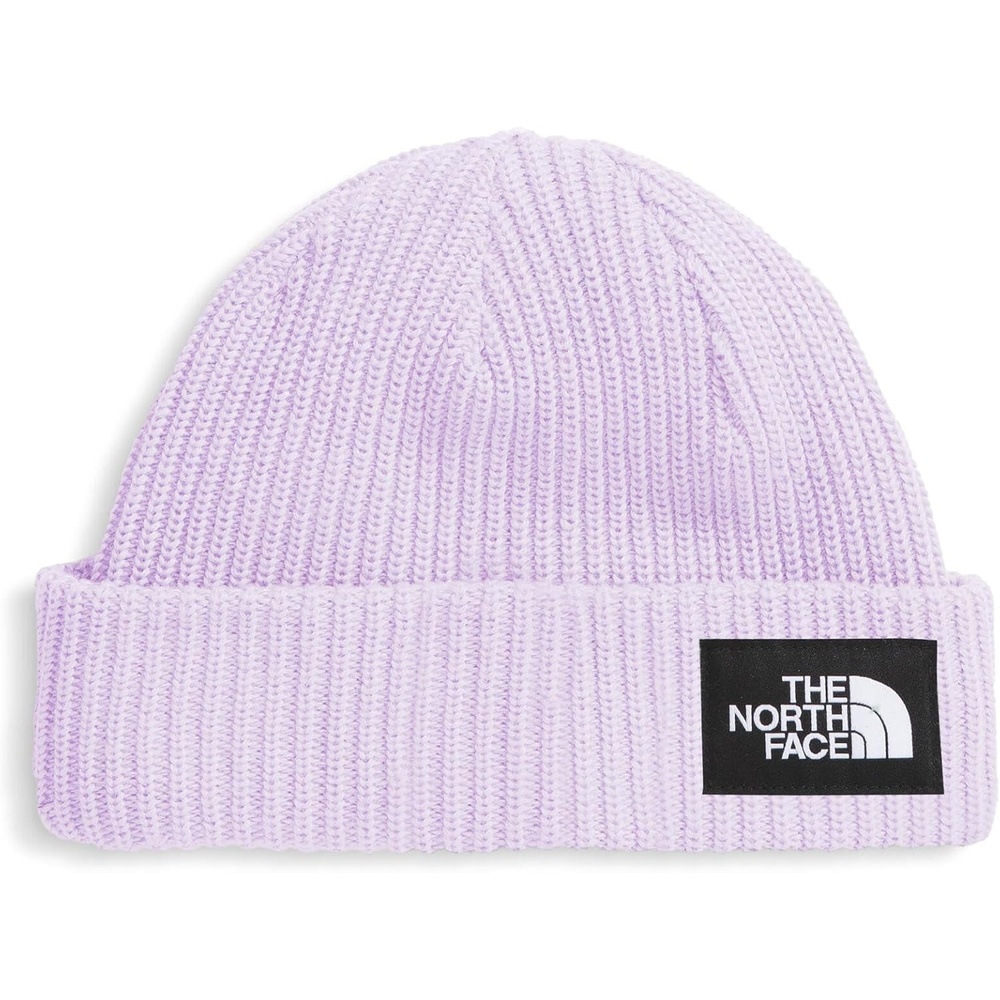 image:imageThe North Face Kids Salty Dog Winter Beanie Cuffed Winter Hat Moisture Management Flashdry Cable DetailingLite Lilac