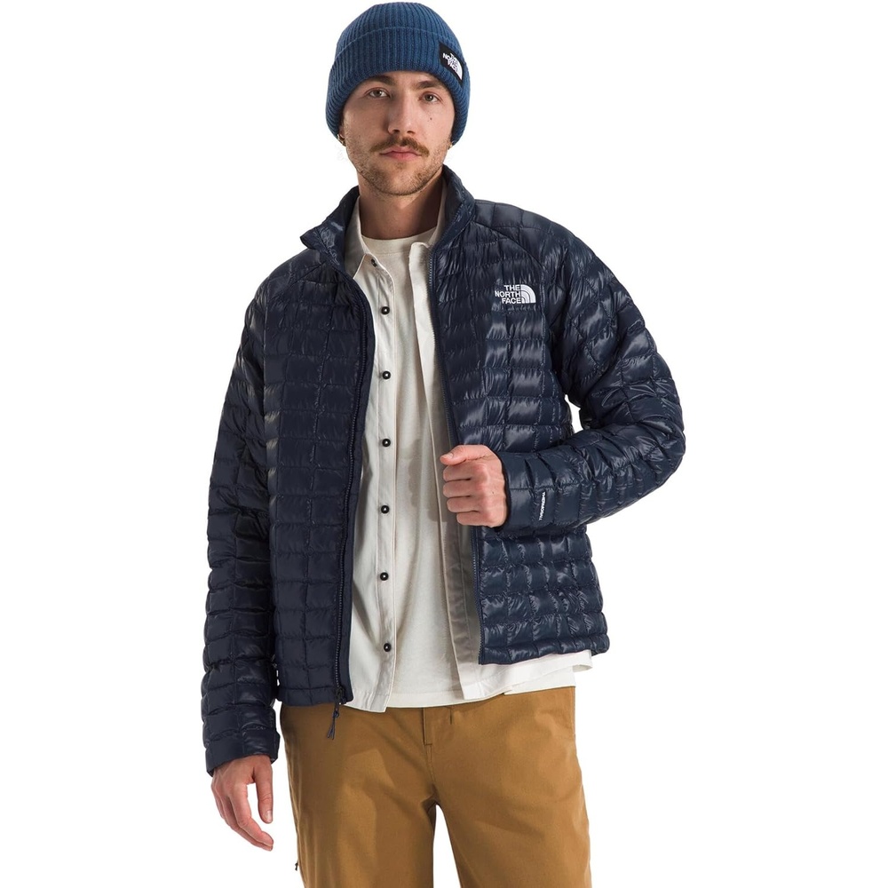 image:imageThe North Face Mens Thermoball Insulated Jacket Standard amp Big Size High Loft Insulation Wind amp Water ResistantSummit Navy
