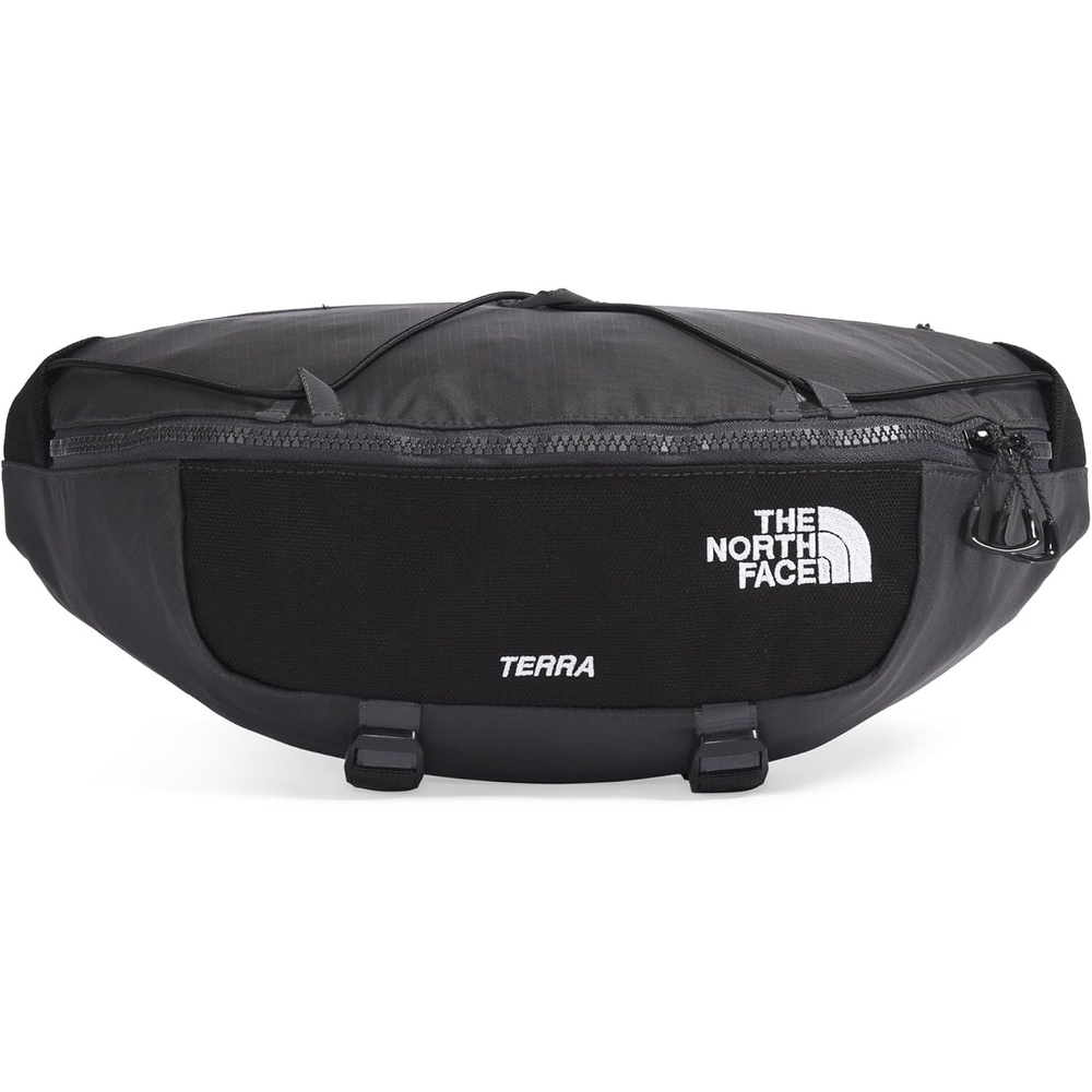 image:imageThe North Face Terra Lumbar Hiking Hip Pack 6 Liter Storage Belt Bag Water Repellent Finish Adjustable Strap Secure Zip Pockets Shady BlueDuck Green One SizeAsphalt GreyTNF BlackNPF