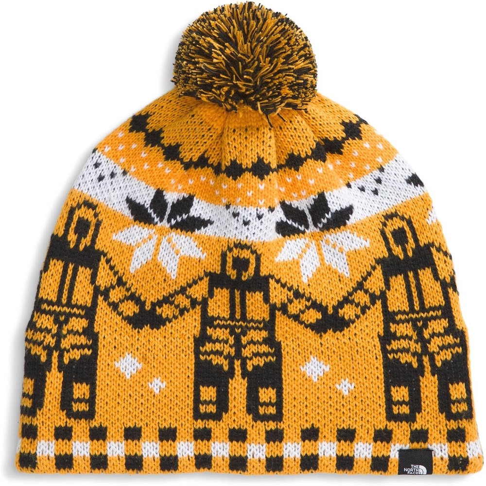 image:imageThe North Face Womens Cabin Ski TukeSummit Gold Him Suit JacquardPom