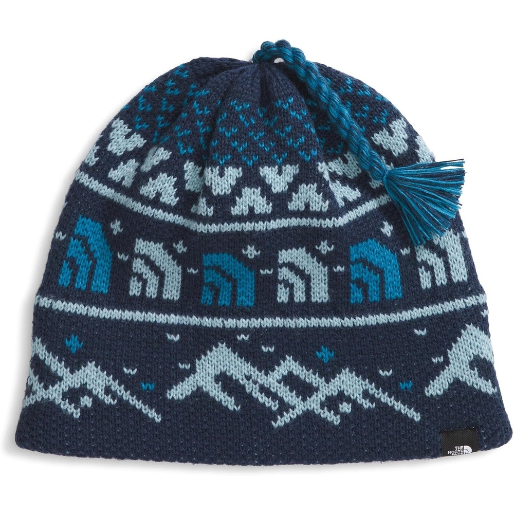 image:imageThe North Face Womens Cabin Ski TukeSummit Navy JacquardTassel