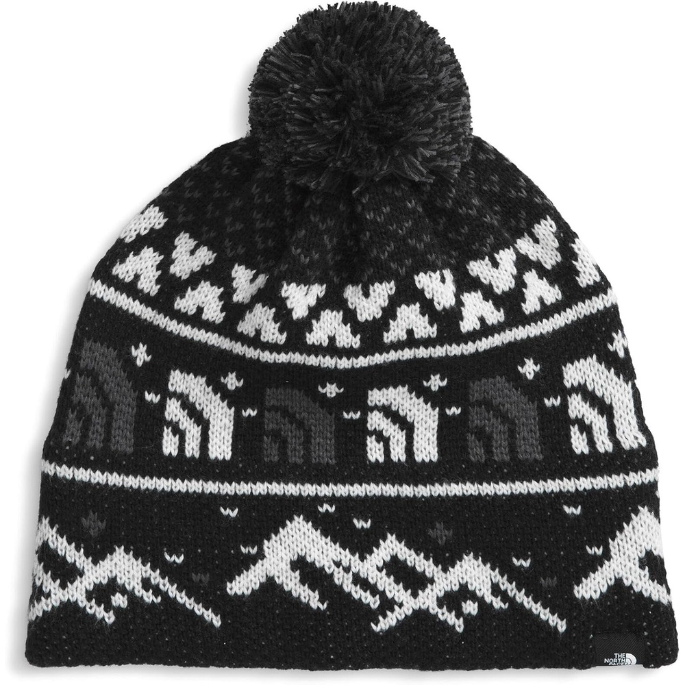 image:imageThe North Face Womens Cabin Ski TukeTnf Black JacquardPom