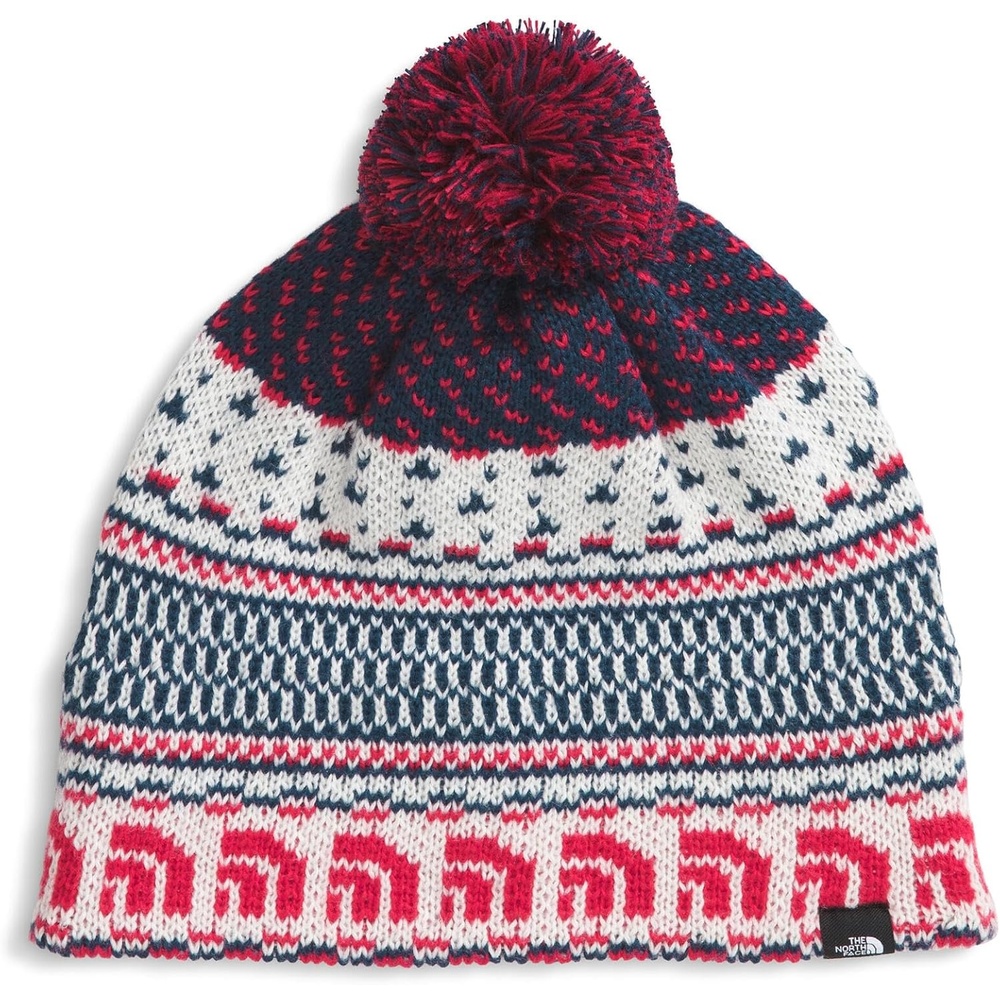 image:imageThe North Face Womens Cabin Ski TukeWhite Dune JacquardPom