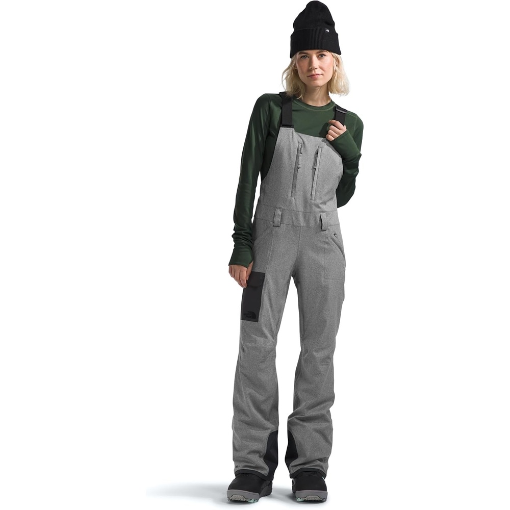 image:imageThe North Face Womens Freedom Bib Standard amp Plus SizeTnf Medium Grey Heather
